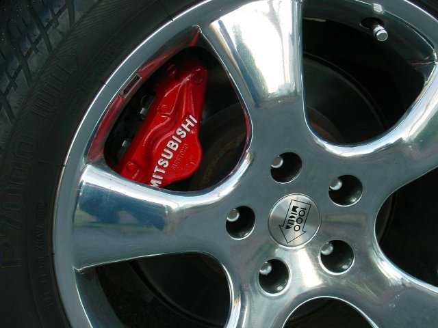 Red Rear Calipers