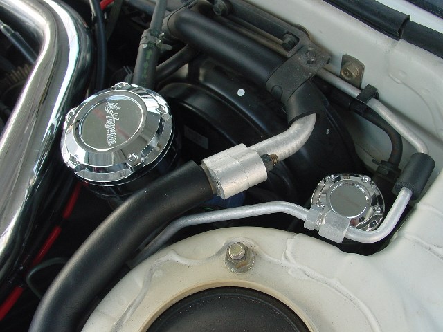 Chrome Brake & Clutch Fluid Reservoir Cap Covers